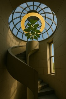 Spiral Staircase to Greenhouse by Jameson McShane