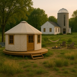 Art Circle Yurt by Jameson McShane