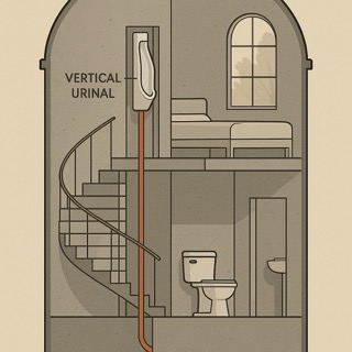 Vertical Urinal by Jameson McShane