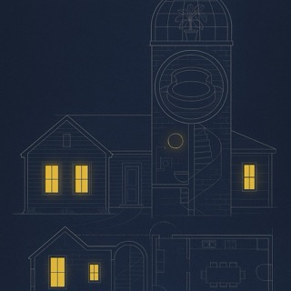 Nighttime Blueprint by Jameson McShane