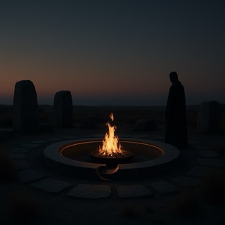 Art Circle Fire Ring by Jameson McShane