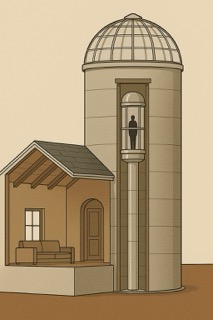 Minimalist Cylindrical Home Design by Jameson McShane