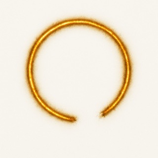 Glowing Arc of Ember Light